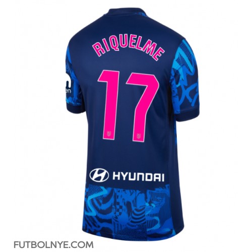 Camiseta Atletico Madrid Rodrigo Riquelme #17 Tercera Equipación para mujer 2024-25 manga corta